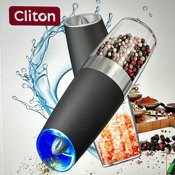 Black and Silver Gravity Electric Grinder Set - Picture 6 of 7